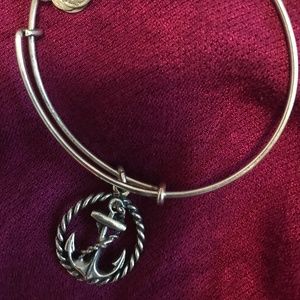 Alex and Ani anchor bracelet.